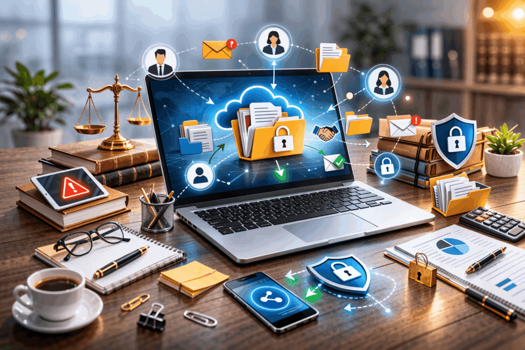 Digital Client Relationships and Controlled Document Sharing